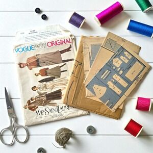 Vogue 1736 – Vintage Vogue Paris Original Yves Saint Laurent‎ – Jacket,...